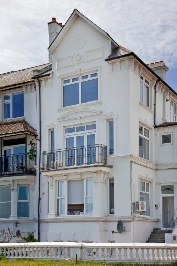 Beachfront Compact Coastal Crib, Direct Sea Views & Air Conditioning Littlestone-on-Sea Exterior foto